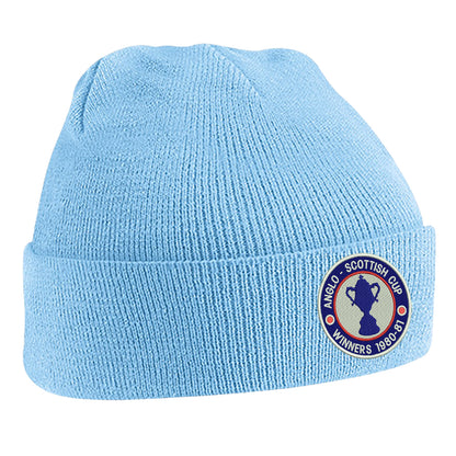 Retro Chesterfield Anglo-Scottish Cup Winners 1981 Embroidered Beanie Hat