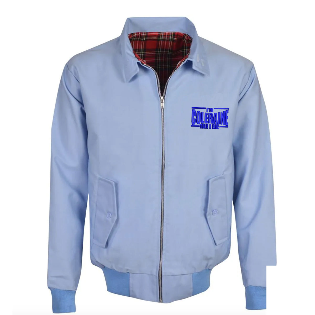 I am Coleraine Embroidered Harrington Jacket