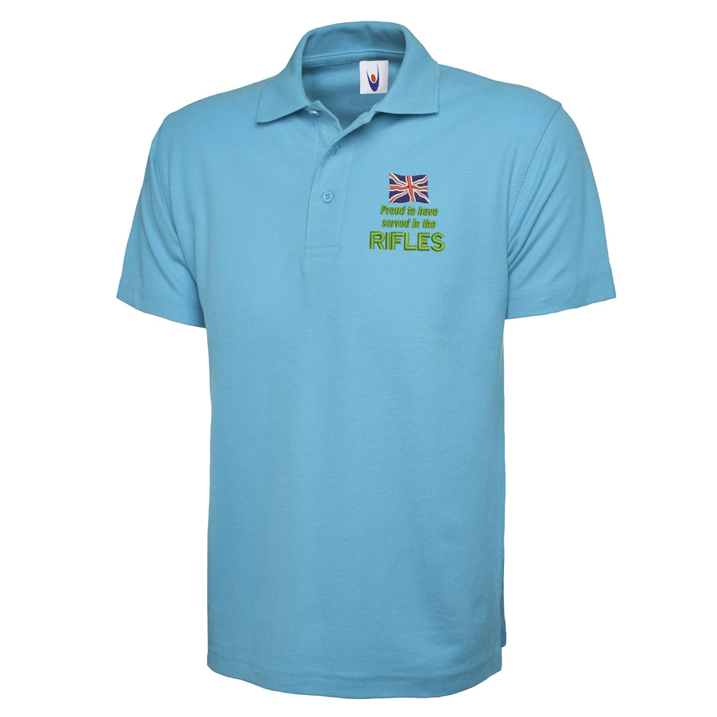 Proud to Have Served in The Rifles Embroidered Classic Polo Shirt