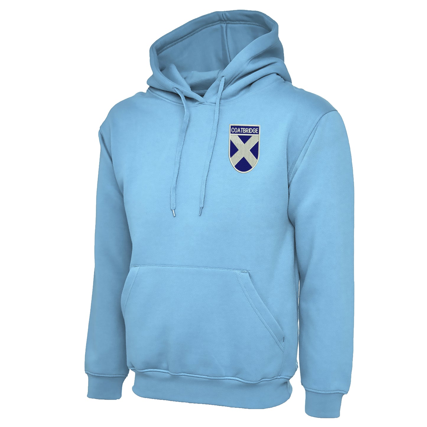 Coatbridge Flag of Scotland Shield Hoodie