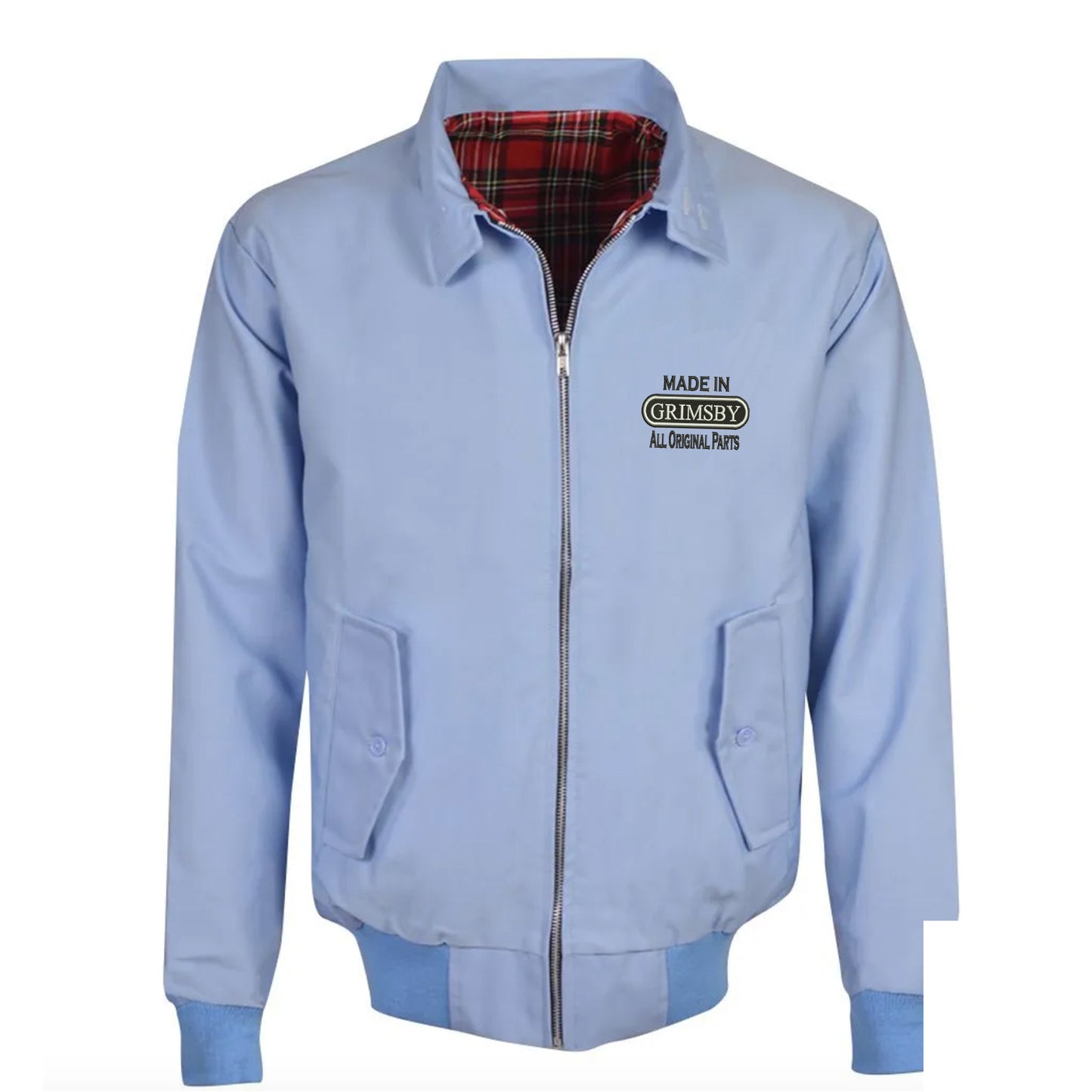 Made in Grimsby All Original Parts Embroidered Classic Harrington Jacket