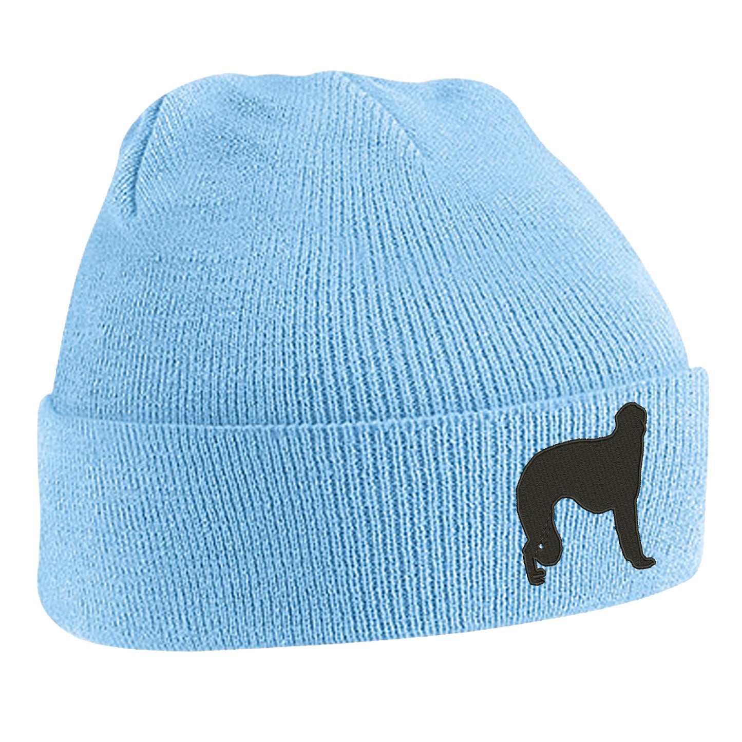 Borzoi Embroidered Beanie Hat
