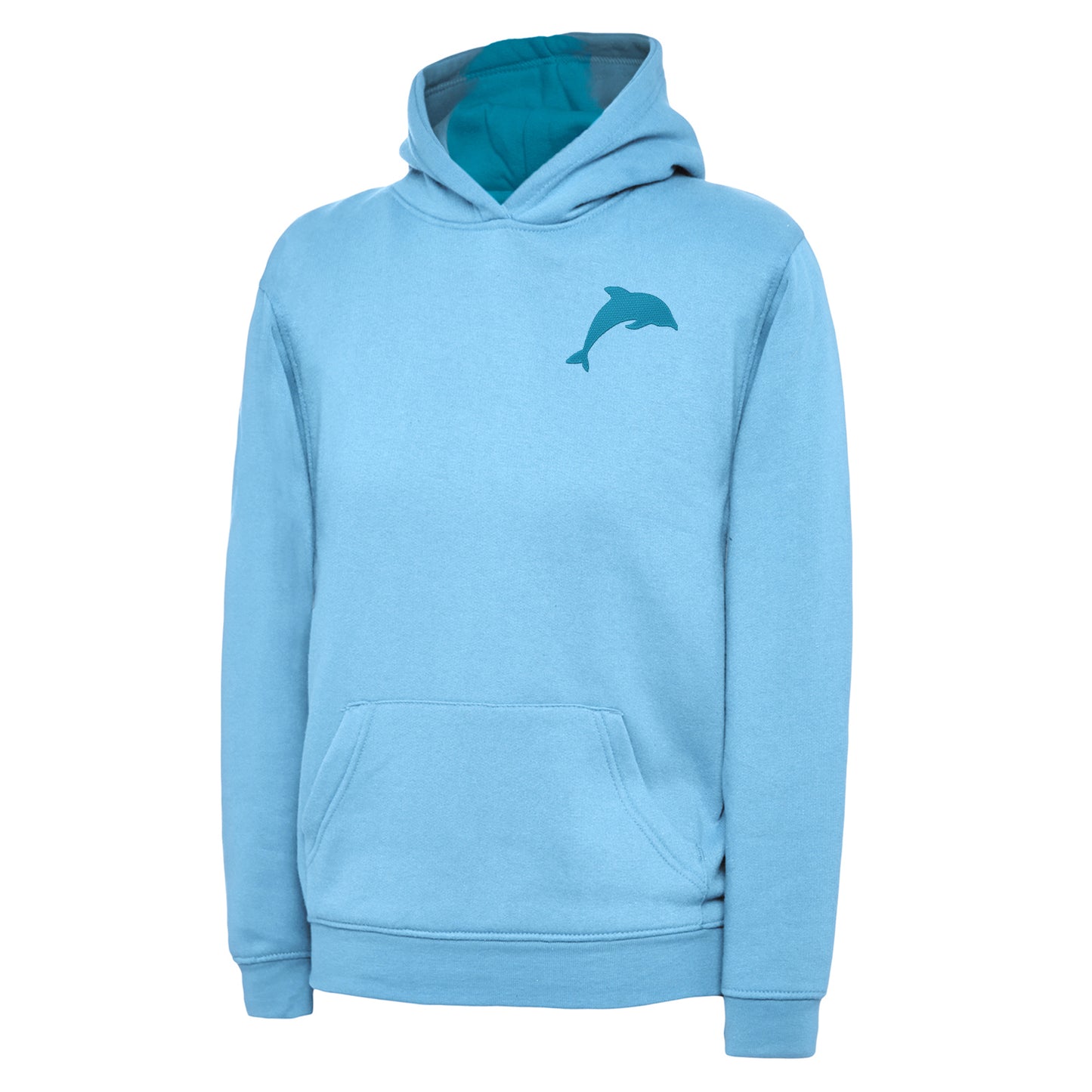 Dolphin Embroidered Children's Hoodie