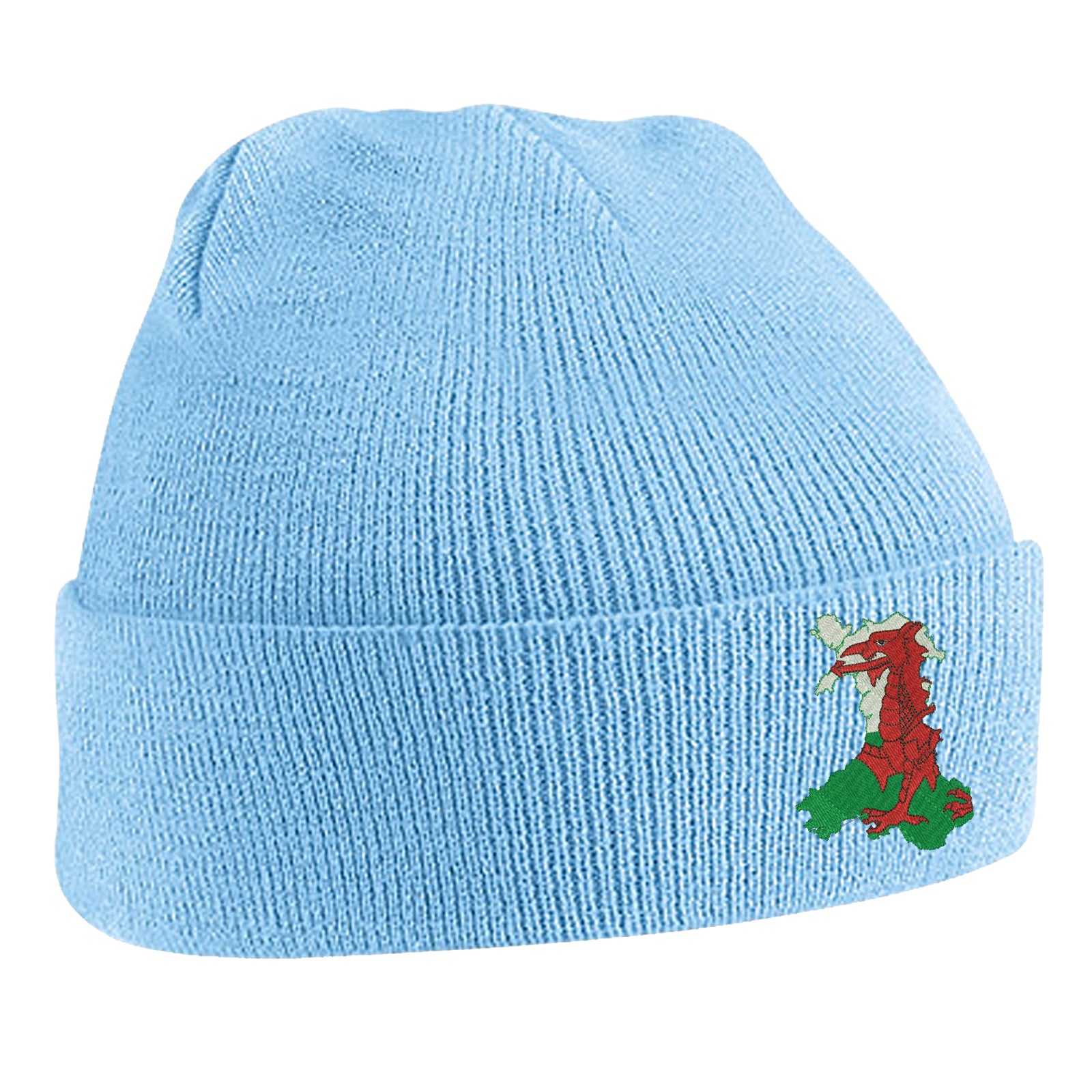 Wales Flag Map Beanie Hat