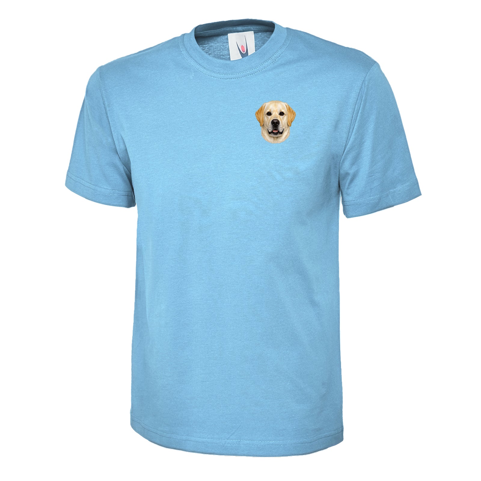 Childs Yellow Labrador Dog Face Shirt 
