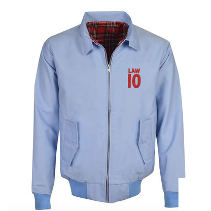 Law 10 Embroidered Classic Harrington Jacket