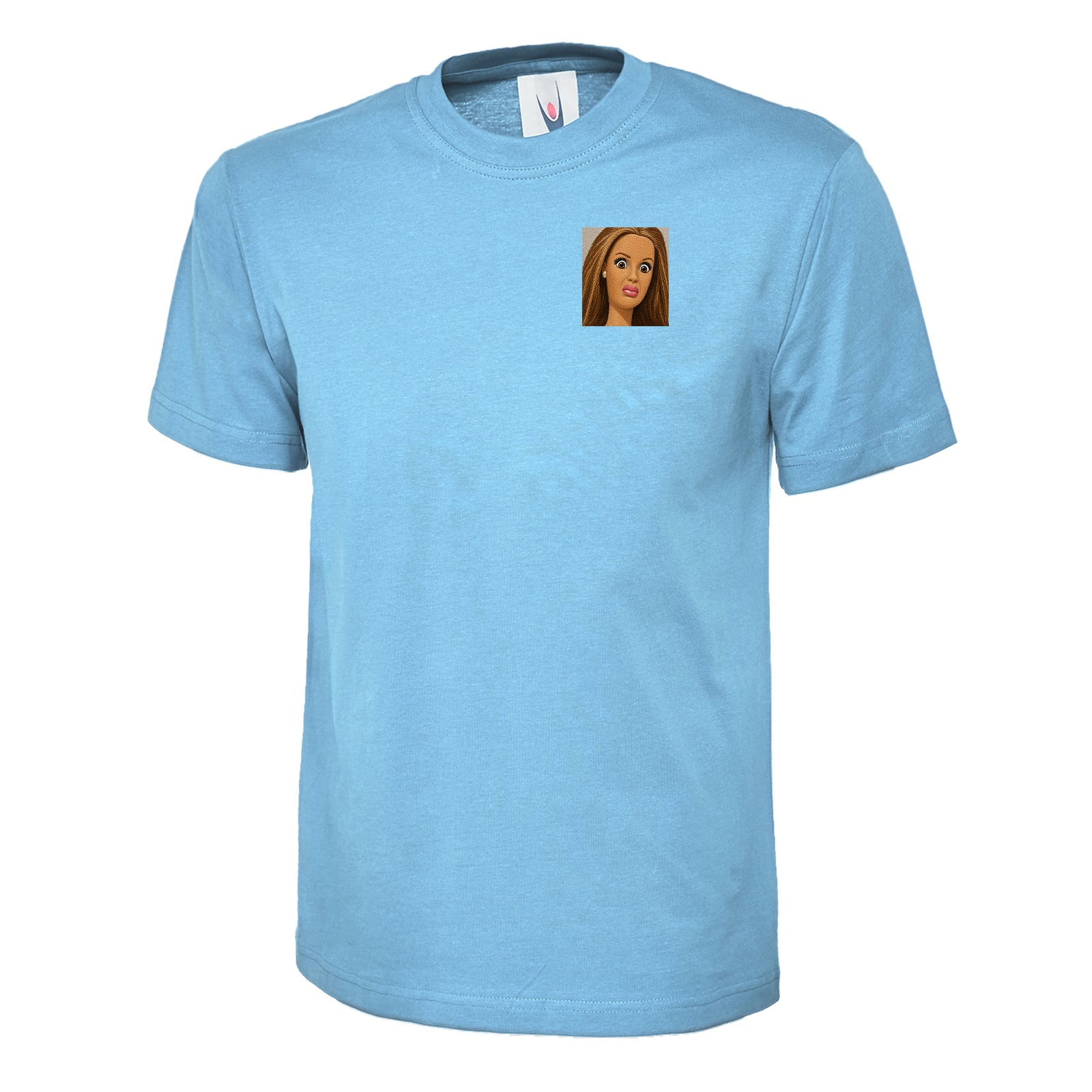 Childs Funny Distressed Doll Face Meme Shirt