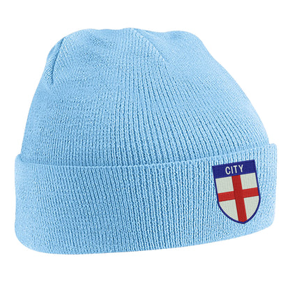City Flag of England Shield Beanie Hat