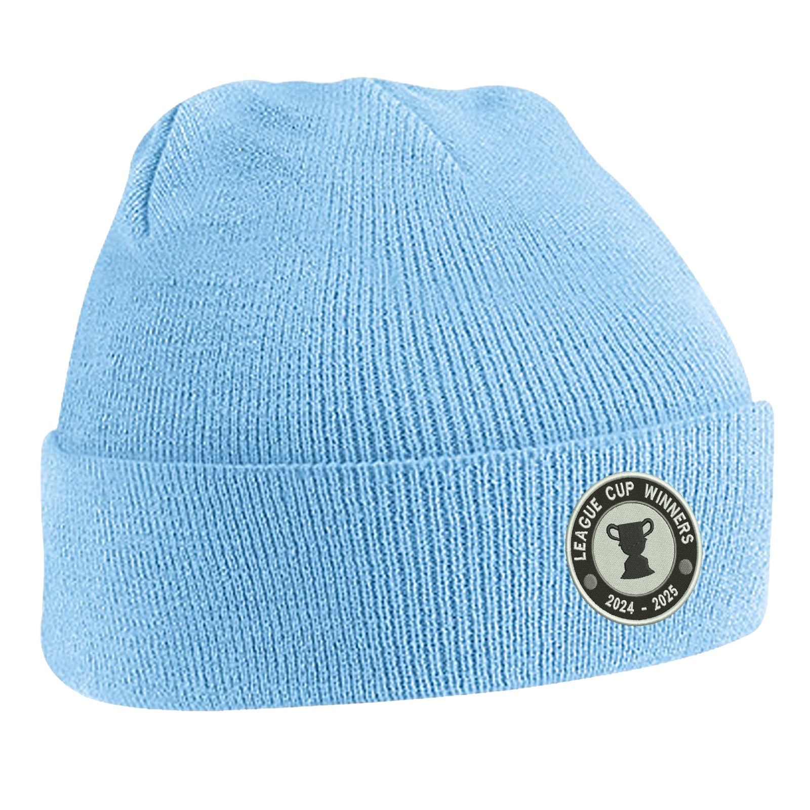 Newcastle League Cup Embroidered Beanie Hat