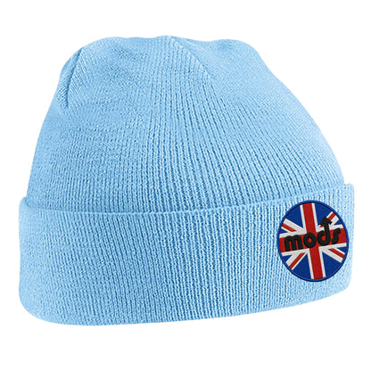 Mods Union Jack Beanie Hat 