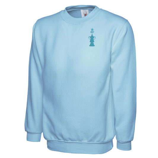 Retro Coventry FA Cup Winners Embroidered Classic Sweatshirt