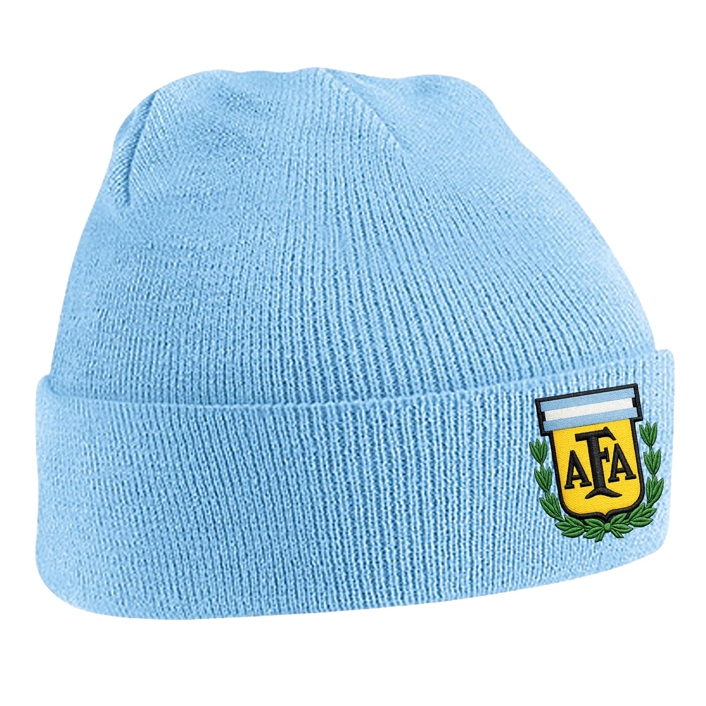 Old School Argentina Football Beanie Hat