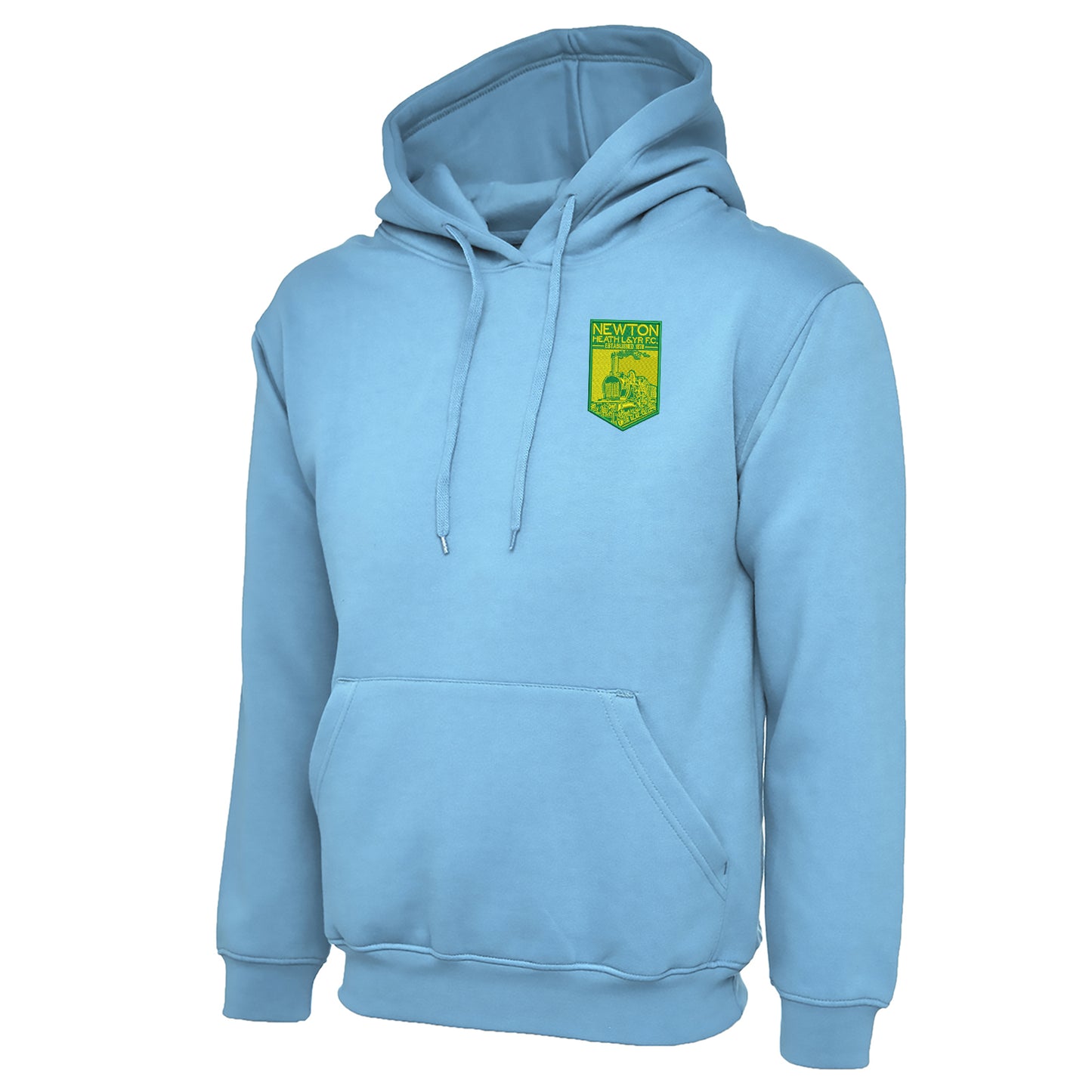 Retro Newton Heath LYR Embroidered Classic Hoodie