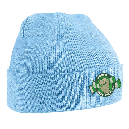 Hoops Keep The Faith Embroidered Beanie Hat
