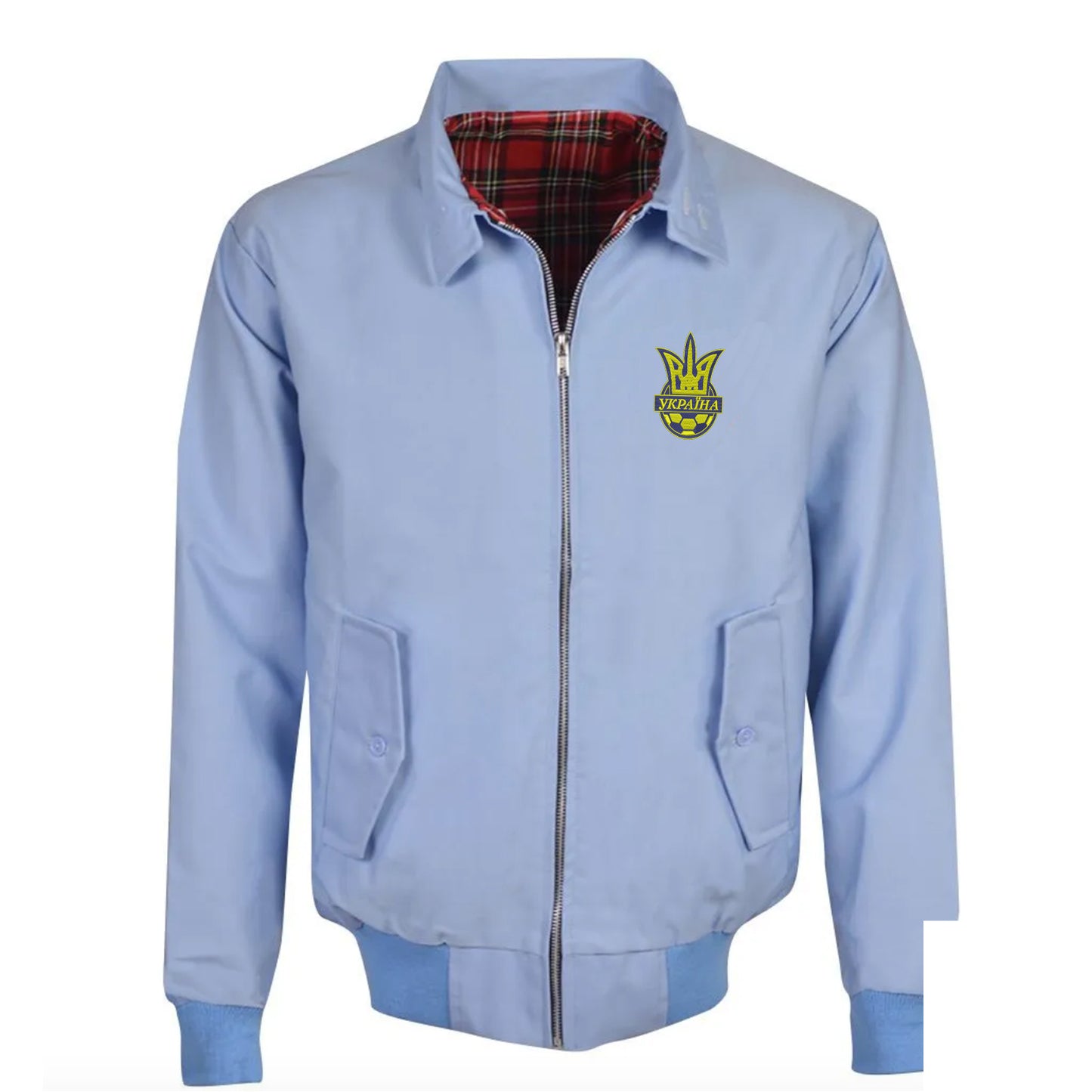 Old School Ukraine National Football Jacket Mens