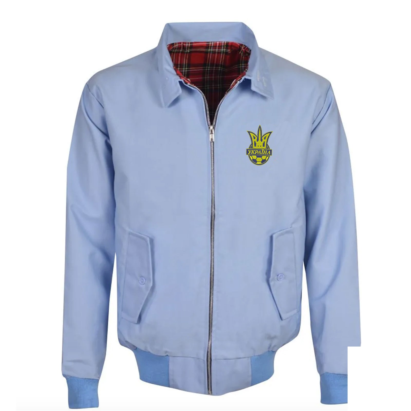 Old School Ukraine National Football Jacket Mens