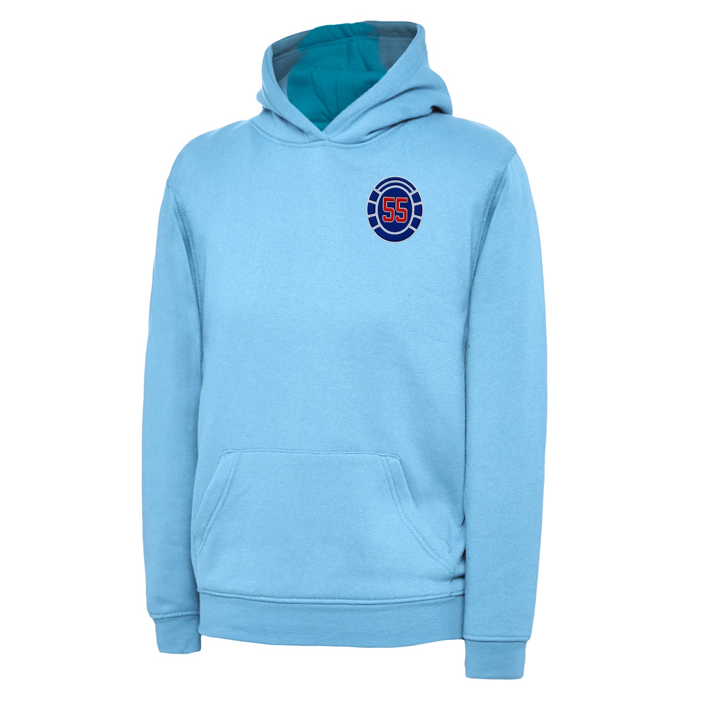 Children's Glasgow Rangers 55 Time Champions Hoodie 