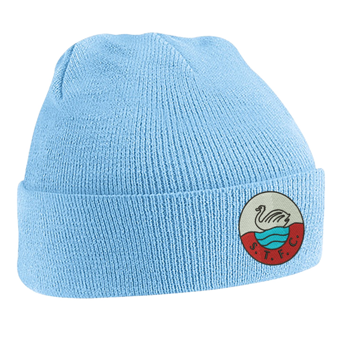 Retro Swansea 1960s Embroidered Beanie Hat