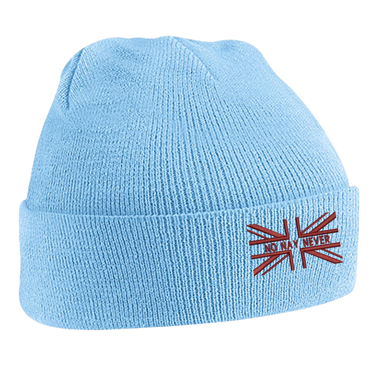 No Nay Never Union Jack Beanie Hat