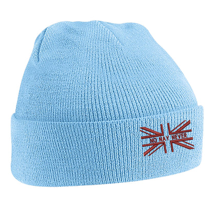 No Nay Never Union Jack Beanie Hat