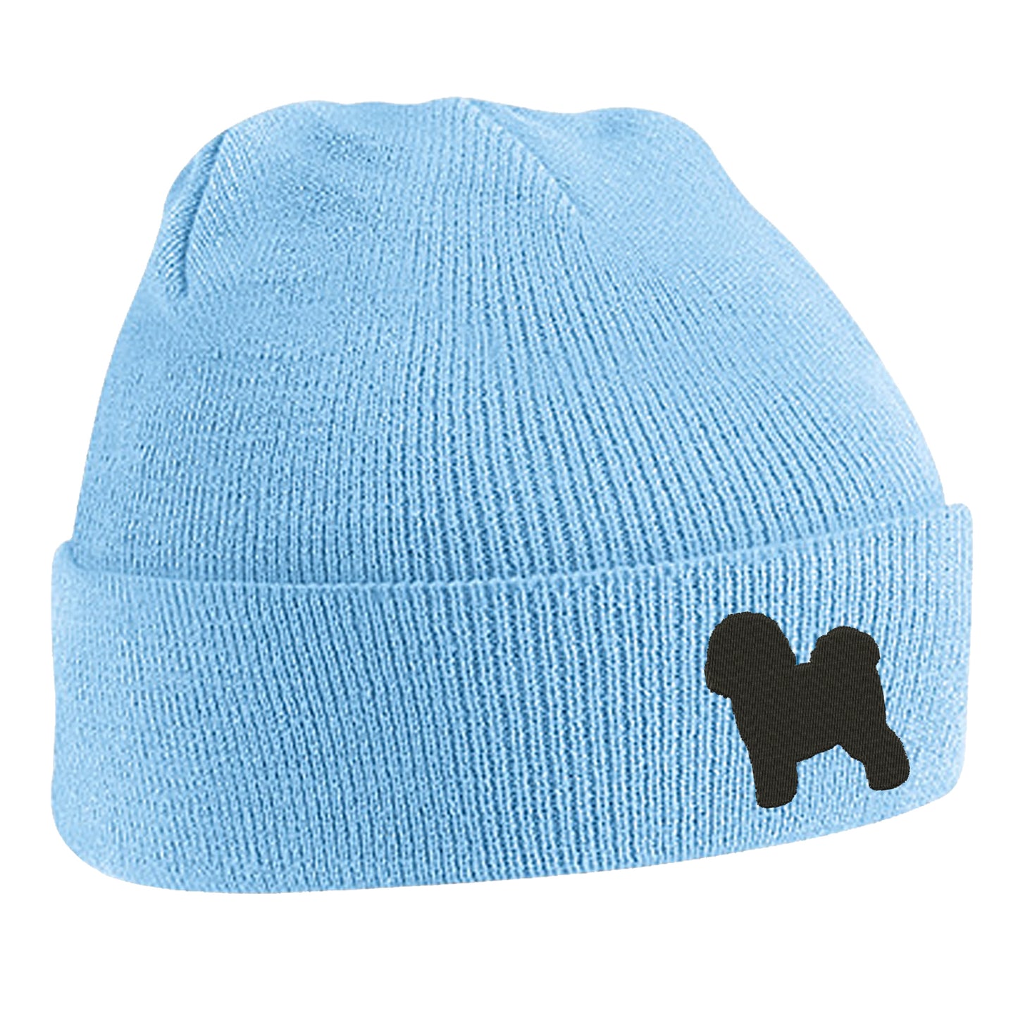 Bichon Frise Embroidered Beanie Hat