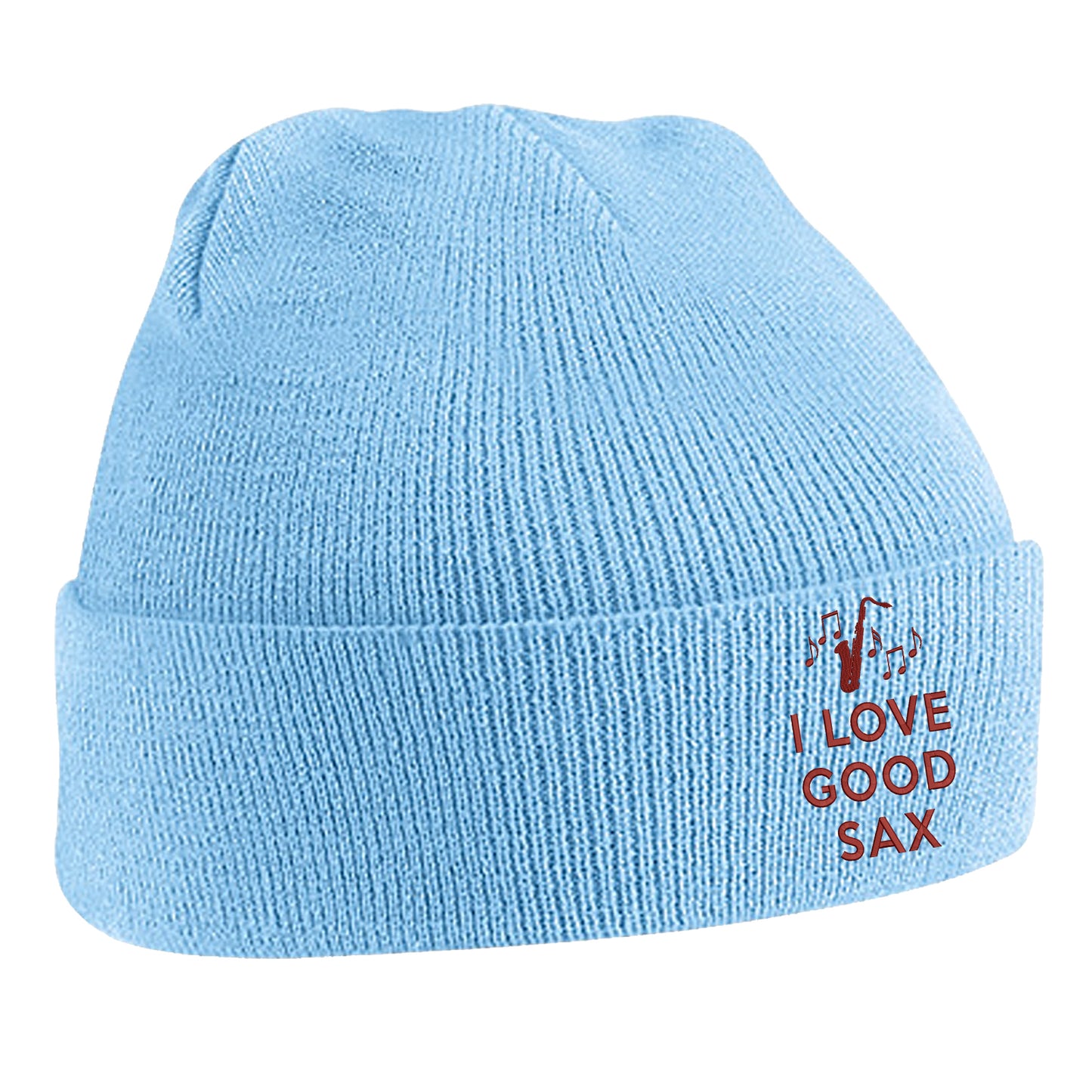 I Love Good Sax Beanie Hat