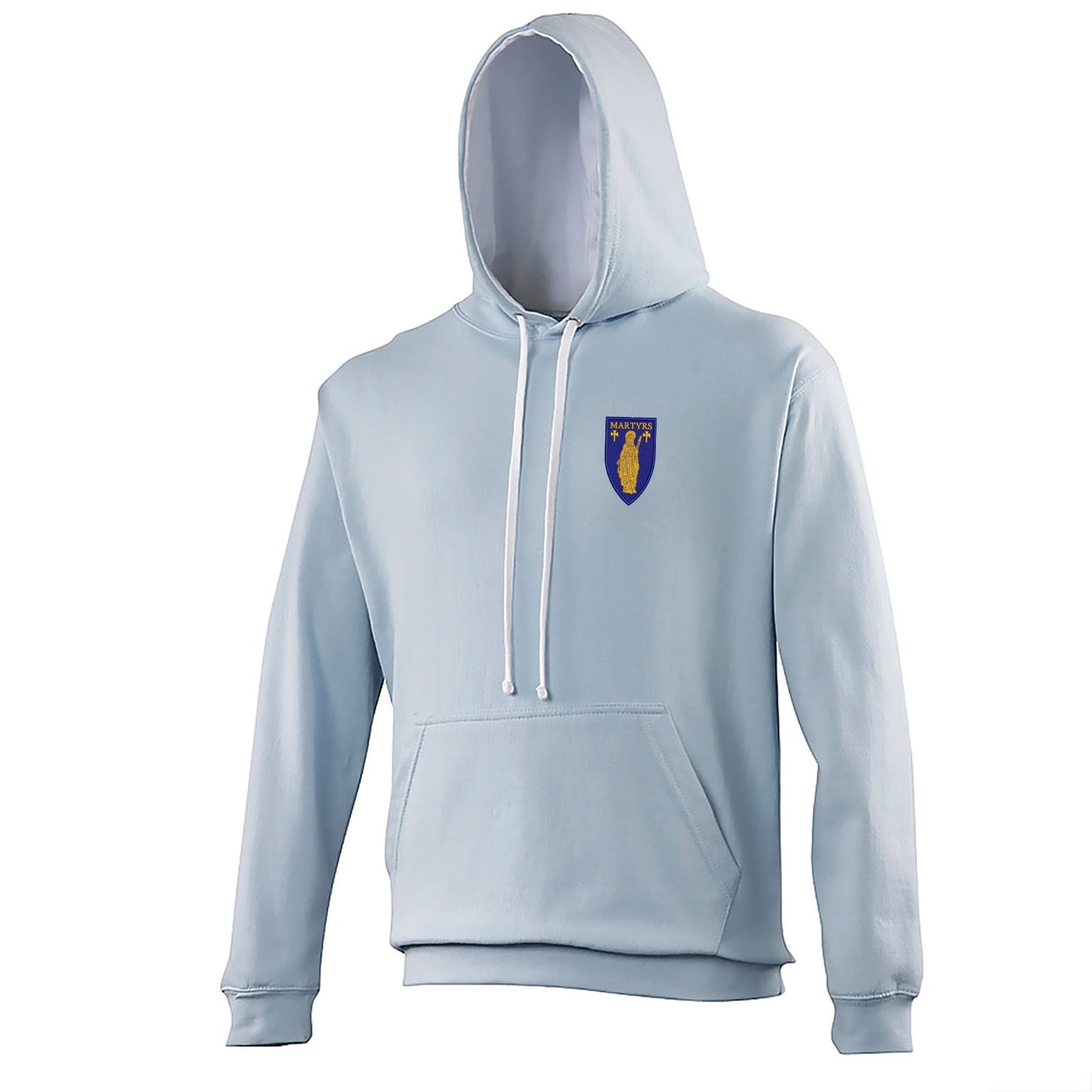 Retro Merthyr Tydfil Embroidered Contrast Hoodie
