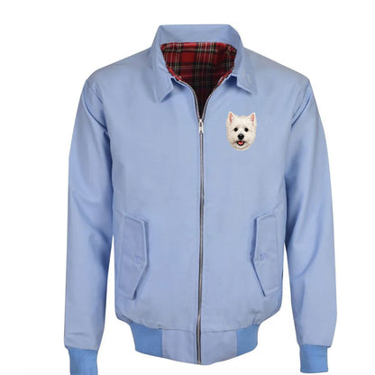 Westie Dog Face Jacket Mens