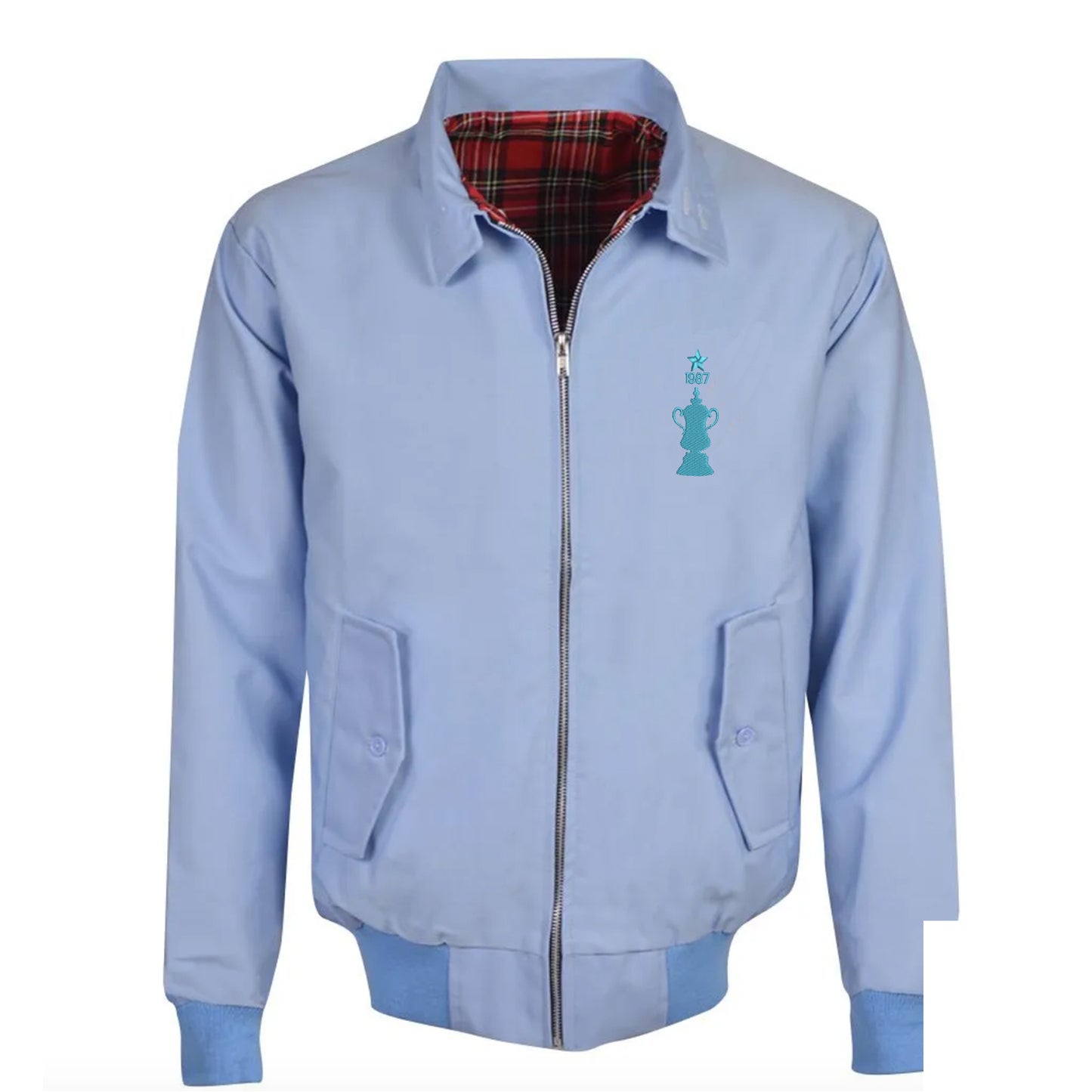 Retro Coventry FA Cup Winners Embroidered Classic Harrington Jacket