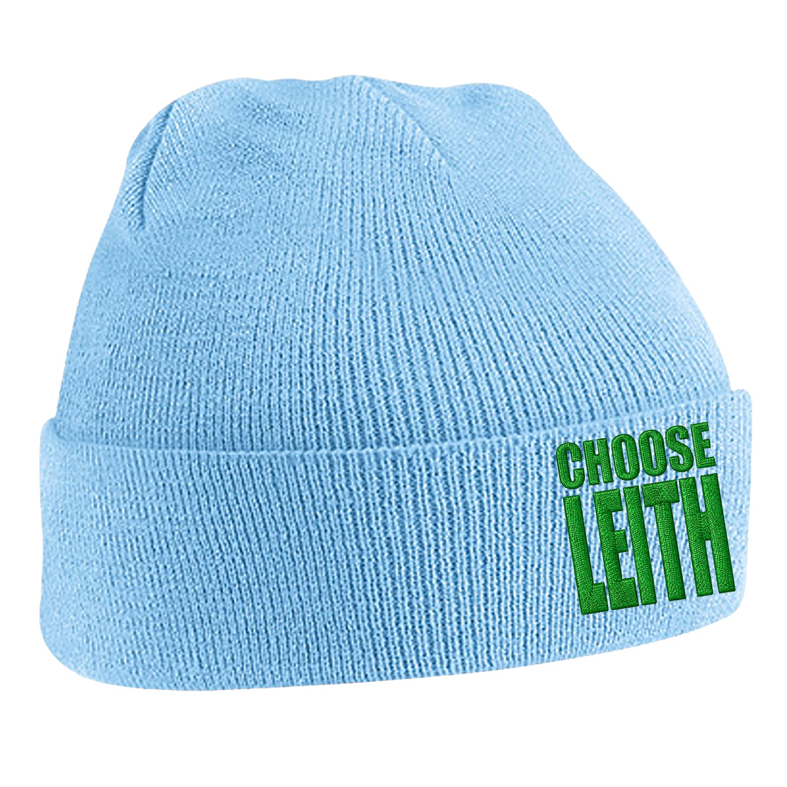 Hibs FC Choose Leith Football Beanie Hat 