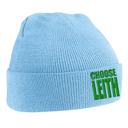 Hibs FC Choose Leith Football Beanie Hat 