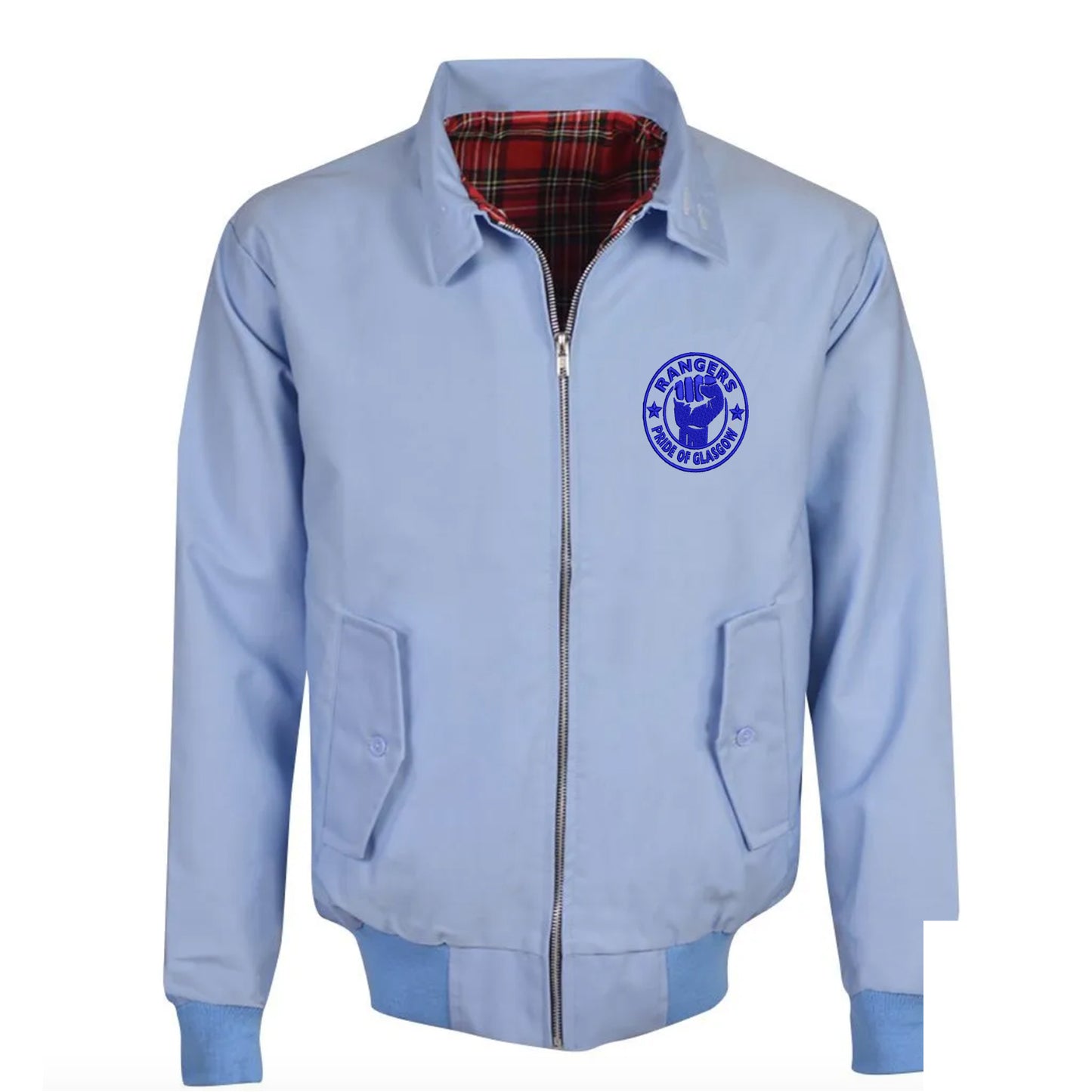 Rangers Pride of Glasgow Embroidered Classic Harrington Jacket