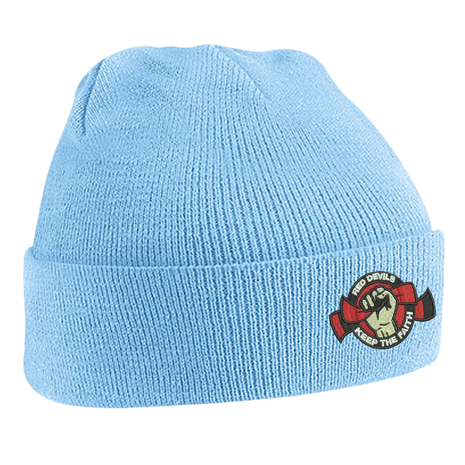 Red Devils Keep The Faith Beanie Hat
