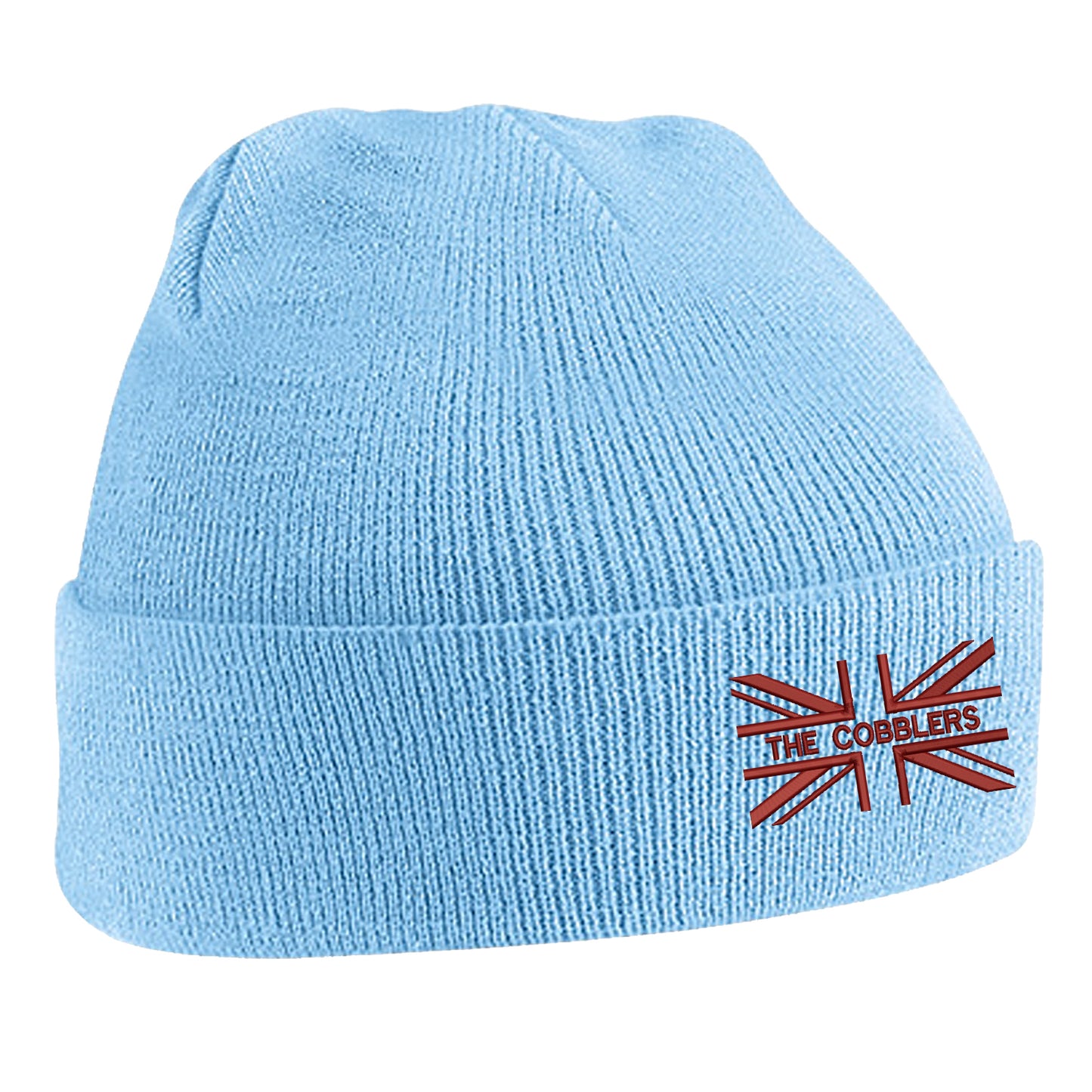 The Cobblers Union Jack Embroidered Beanie Hat