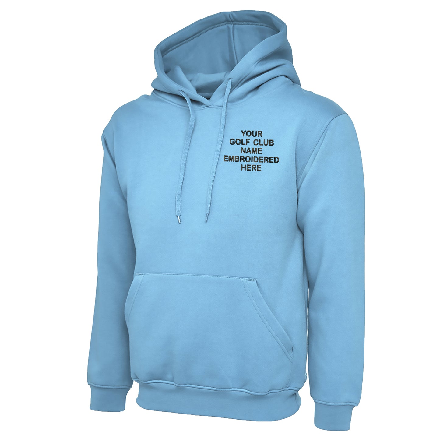 Personalised Golf Club Embroidered Classic Hoodie