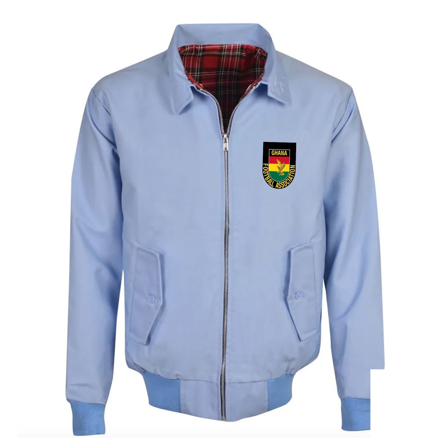 Retro Ghana 1966 Embroidered Classic Harrington Jacket