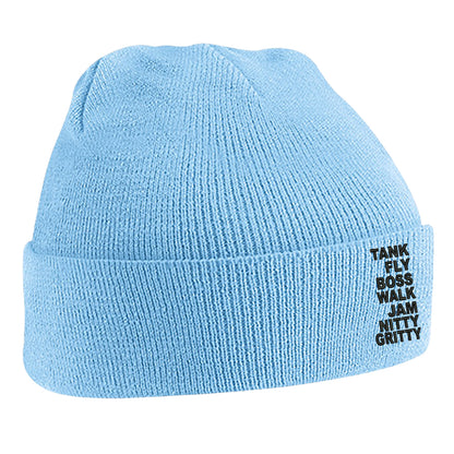 Tank Fly Boss Walk Jam Nitty Gritty Beanie Hat