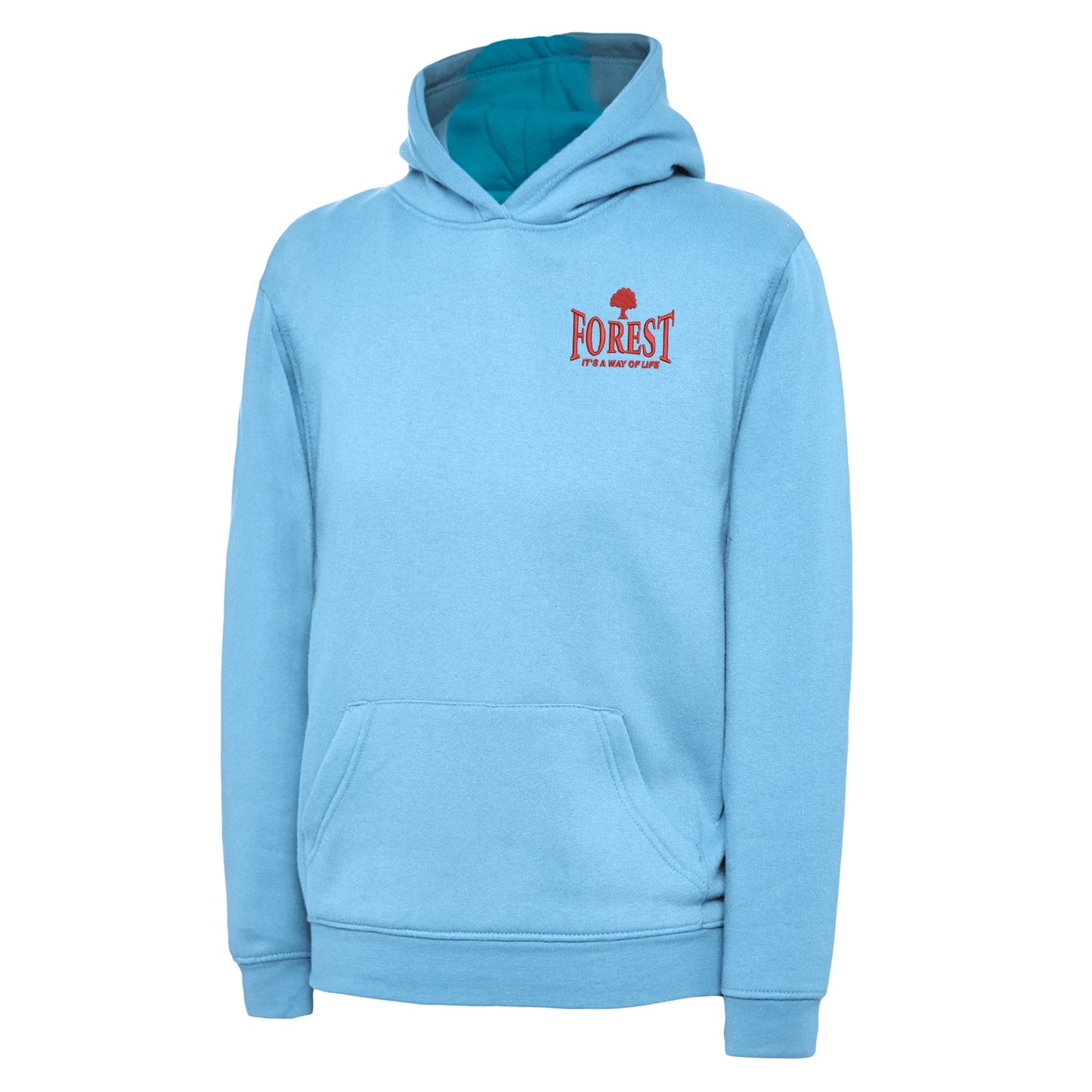 Forest It's a Way of Life Embroidered Children's Hoodie