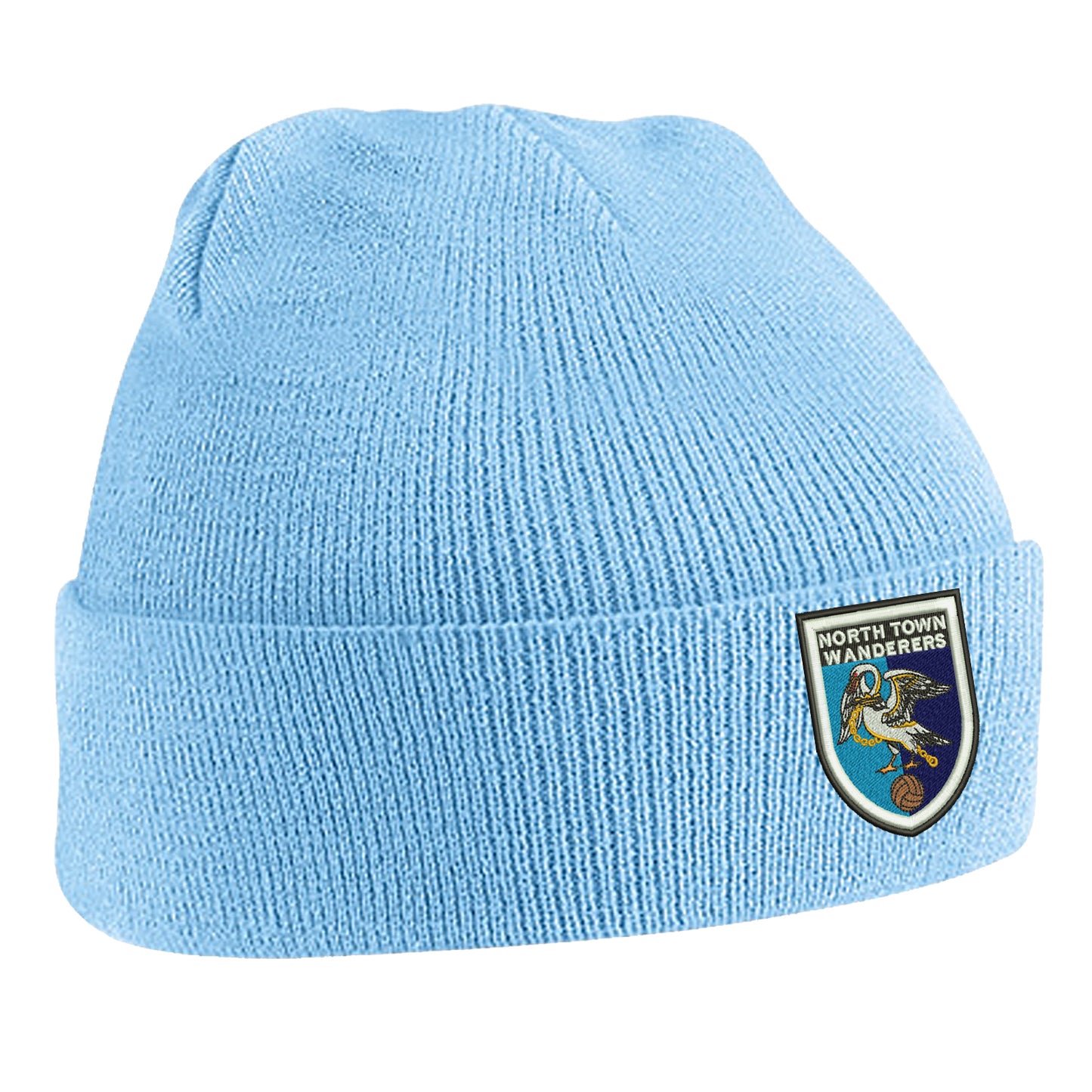 Retro North Town Wanderers Embroidered Beanie Hat