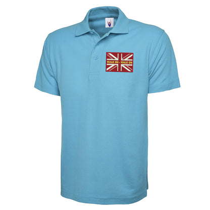 Walk On Walk On Coloured Union Jack Polo Shirt
