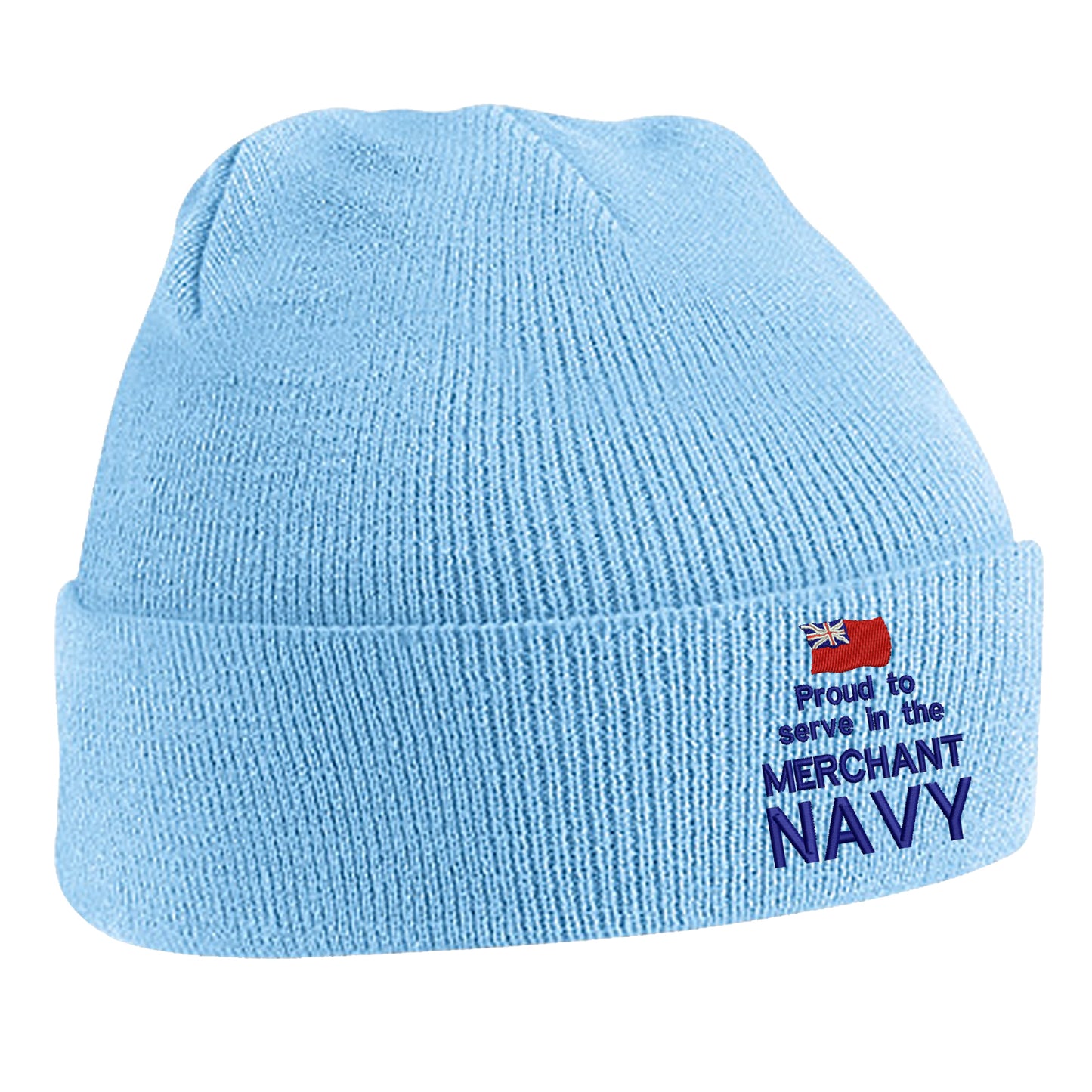 Proud to Serve in The Merchant Navy Beanie Hat