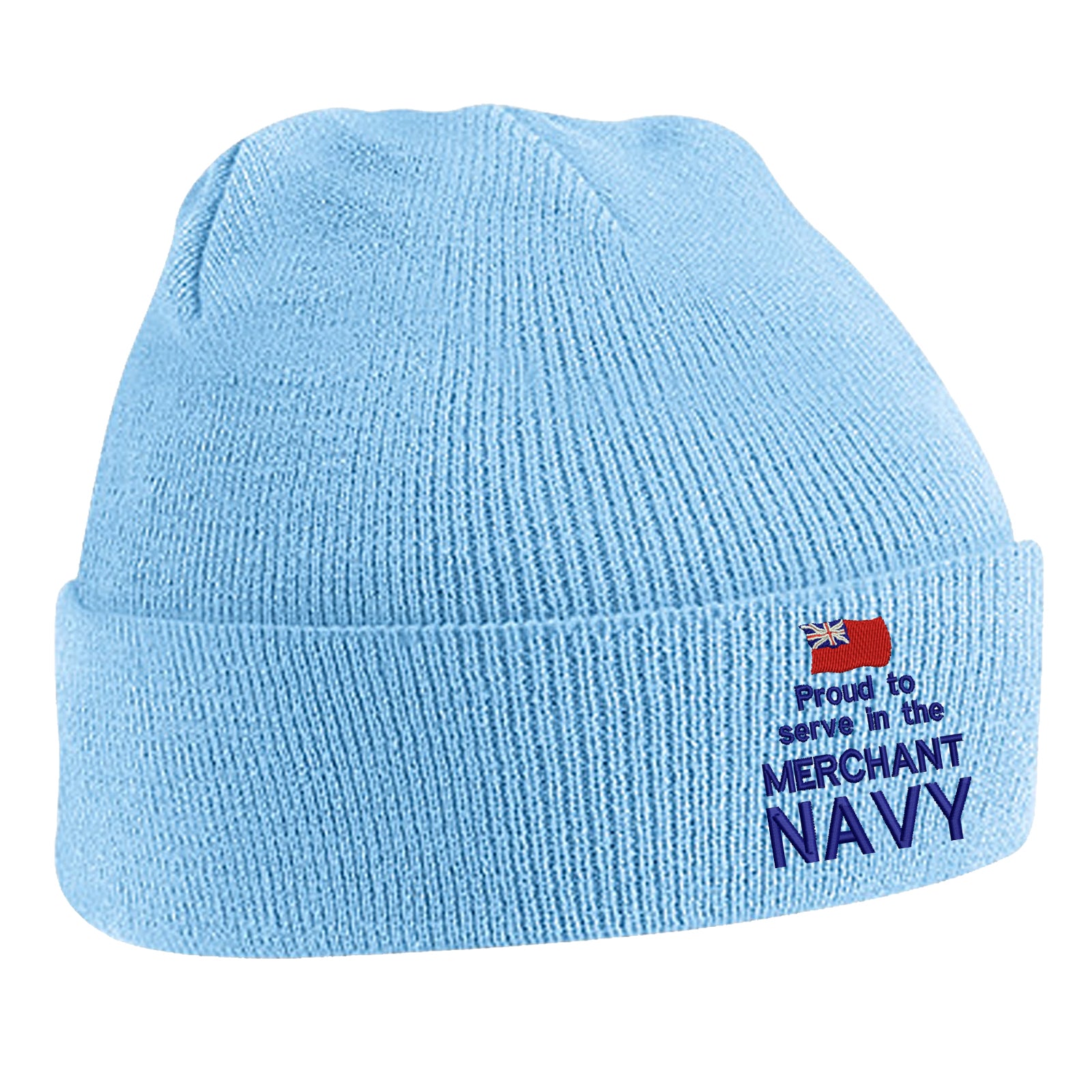 Proud to Serve in The Merchant Navy Beanie Hat