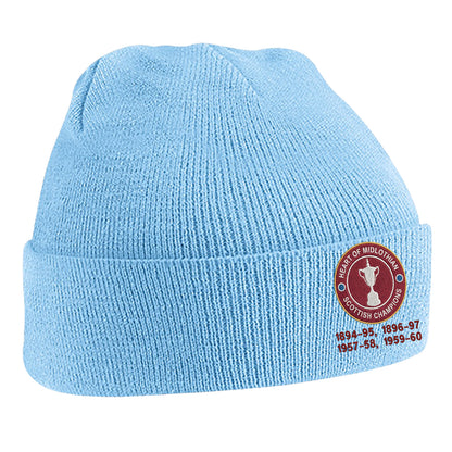 Hearts Scottish Champions Football Beanie Hat