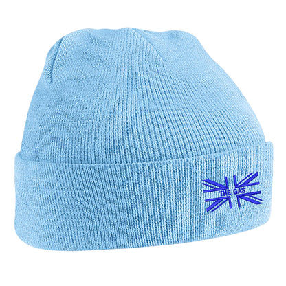The Gas Union Jack Embroidered Beanie Hat