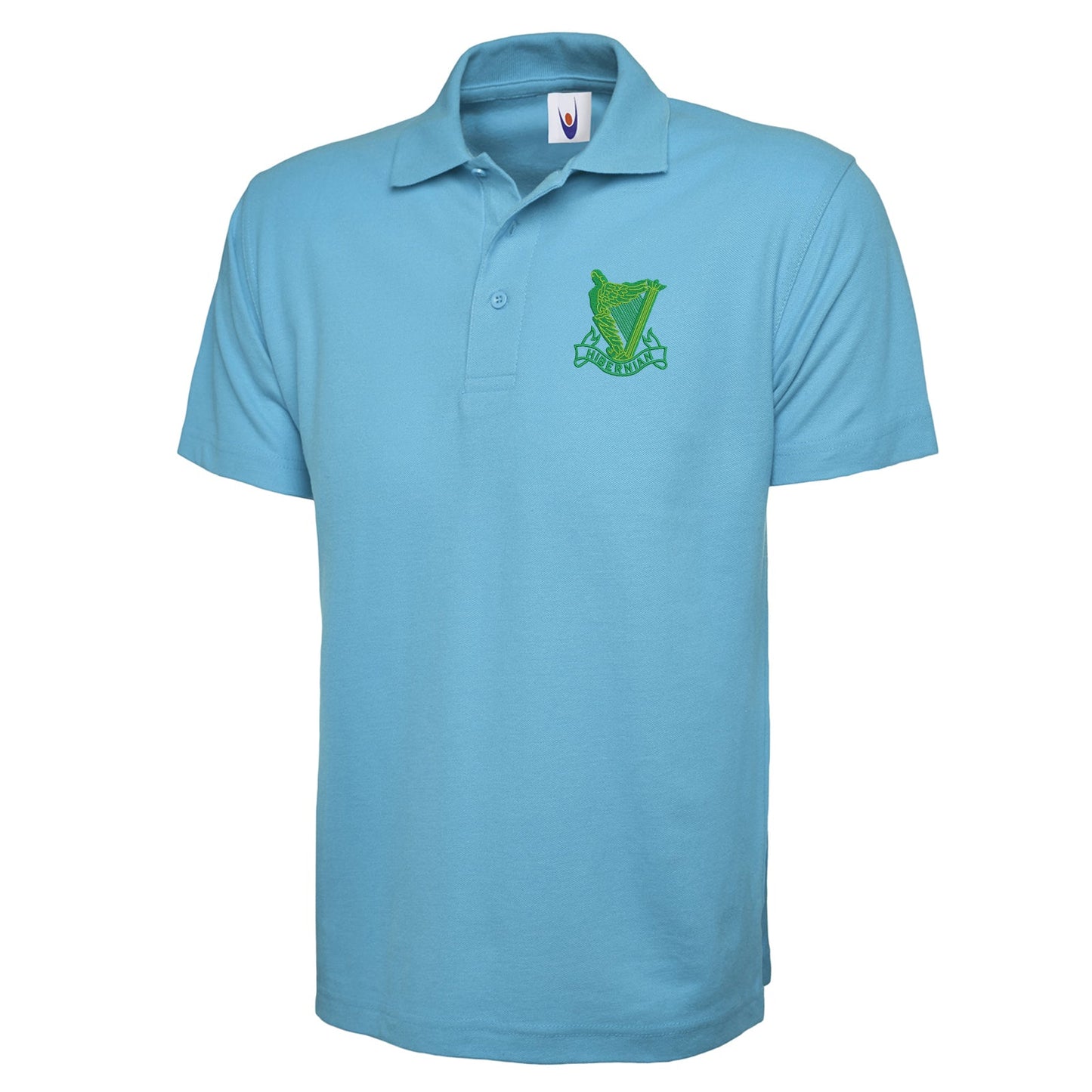 Retro Hibs 1900s Embroidered Classic Polo Shirt