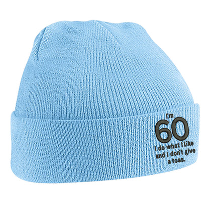 60th Birthday Beanie Hat