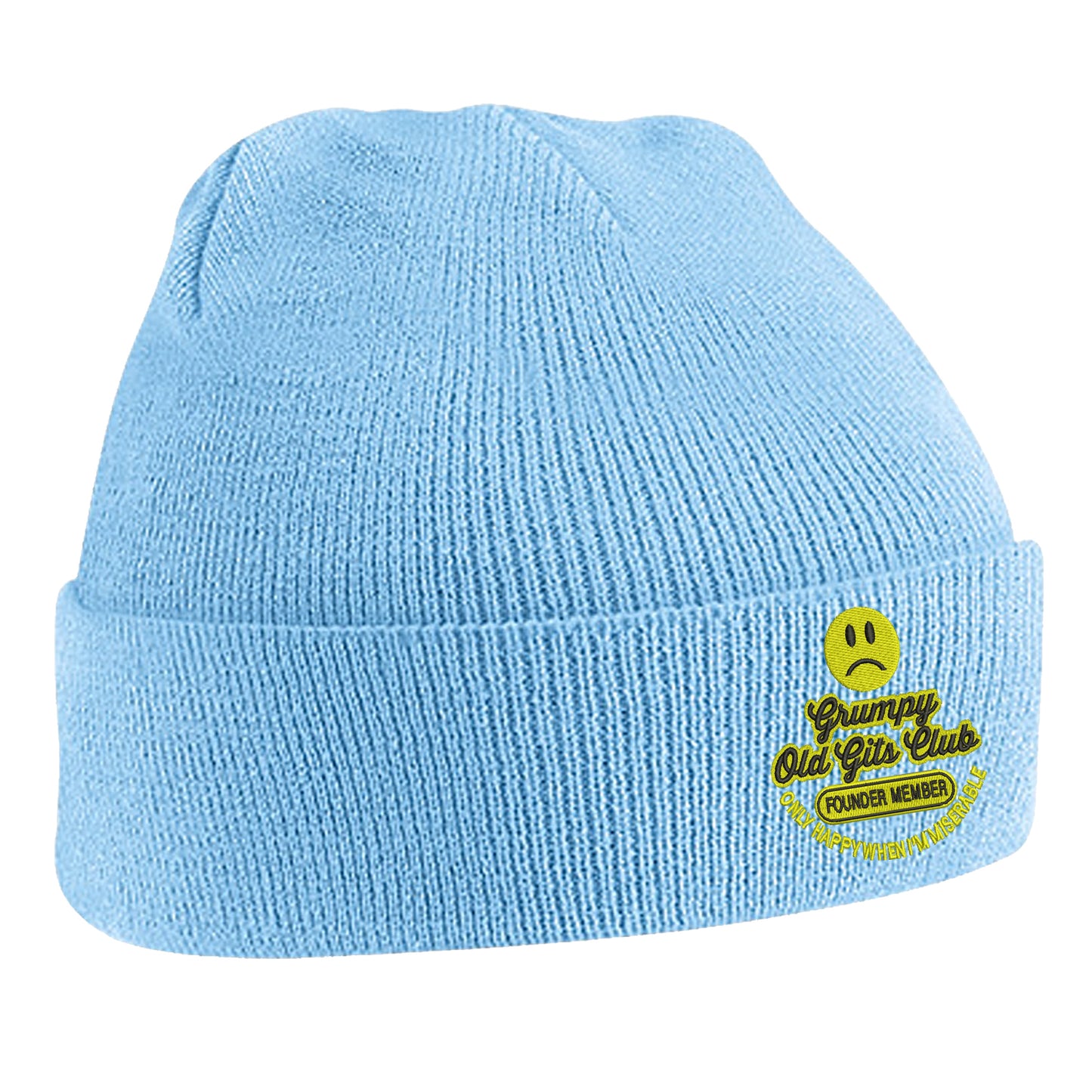 Grumpy Old Gits Club Founder Member Embroidered Beanie Hat
