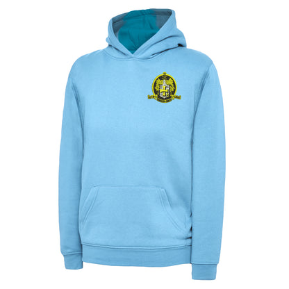 Retro Wolves 1947 Embroidered Children's Hoodie