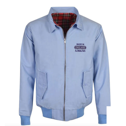 Made in England All Original Parts Embroidered Classic Harrington Jacket