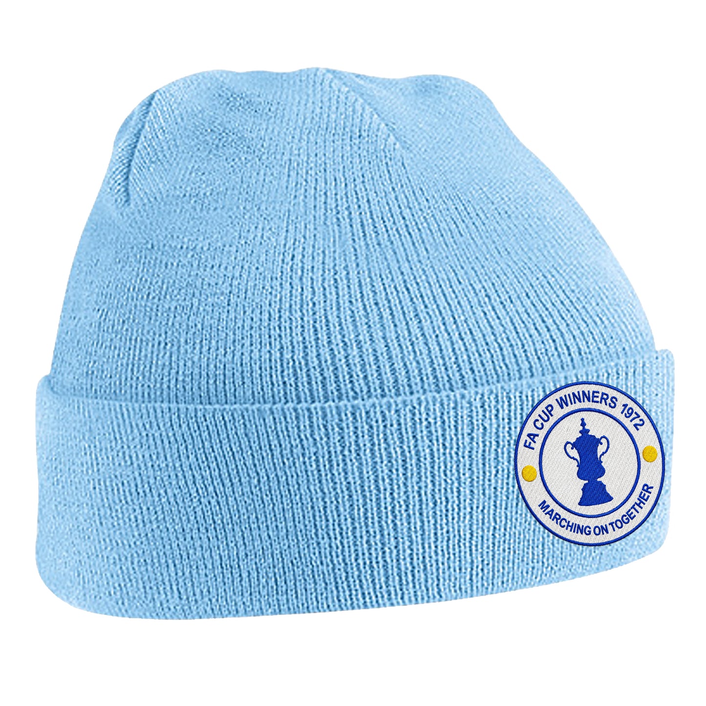 Old School Leeds United Beanie Hat